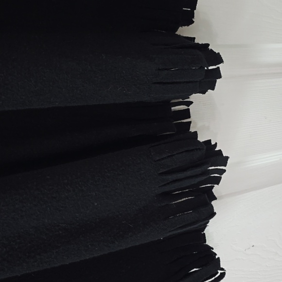 NWT Vintage Lady Carol Chiffon Drop Waist Pleated Shift Dress Black Size 14 - Picture 7 of 17